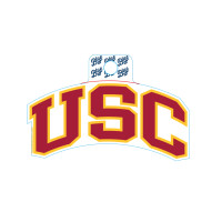 USC Trojans College Arch Sticker